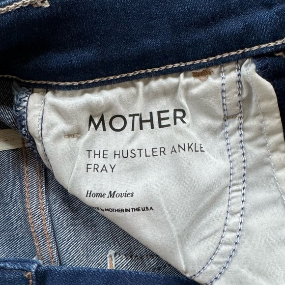 NWT MOTHER The Hustler Ankle Fray Home Movies Size 23 - Picture 10 of 13